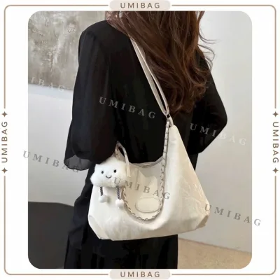 Túi Xách Nữ Thời Trang Đeo Chéo Hàn Quốc Xinh Xắn Kèm Móc Khoá Siêu Cute - TC124