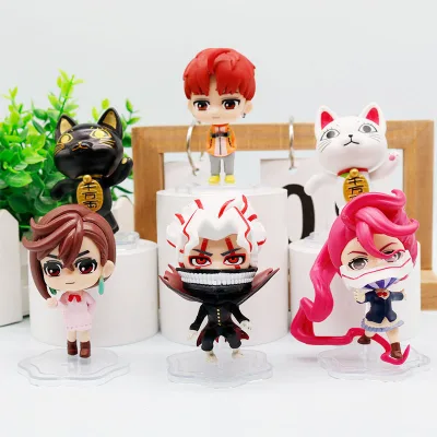 6 Chiếc 8cm Dandadan Takakura Ken Anime Hình Ken Takakura Nhân Vật Hành Động Okarun / momo Ayase Hình Sưu Tập Mô Hình Búp Bê Đồ Chơi Quà Tặng