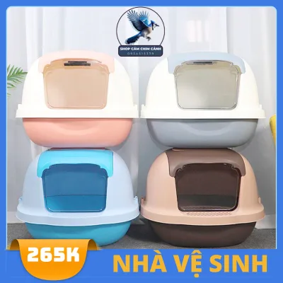 Nhà vệ sinh cho chó mèo 🐶🐱 – một phụ kiện cực kỳ tiện lợi và sạch sẽ cho thú cưng. (giao màu ngầu nhiên)
