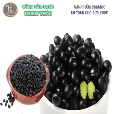 1KG Đậu đen - đỗ đen thuần chủng không biến đổi gen Thiên thảo Organic