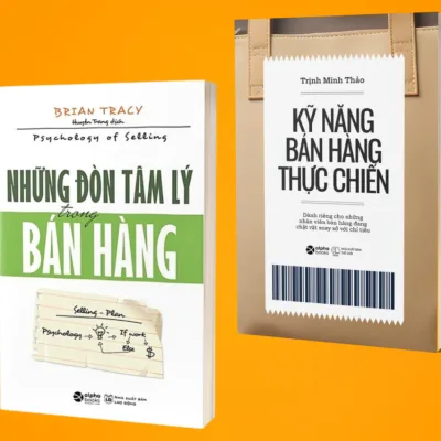 Bộ Sách Về Bán Hàng Giúp Bạn Nâng Cao Kỹ Năng Sales:Kỹ năng bán hàng thực chiến+Những đòn tâm lý trong bán hàng-Lẻ/Combo