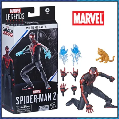 Hasbro Marvel Legends 6 "Gamer Câu thơ Người Nhện 2 dặm Morales Hình hành động Mô hình Đồ chơi Sản phẩm mới ban đầu còn hàng Đồ chơi chính hãng Hasbro