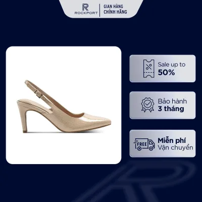 Giày Cao Gót Nữ Rockport Total Motion Jolie Pumps M JOLIE20LNA01 253 | Giày Da Cao Cấp, Hiện Đại, Êm Nhẹ, Sang Trọng