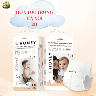 Bỉm dán quần HONEY PREMIUM -size DÁN NB/S/M QUẦN M/L/XL/XXL/3XL/4XL38