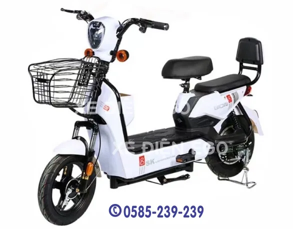 Xe đạp điện Gicini SK8 đầy đủ phụ kiện, bình sạc điện. Bảo hành chính hãng 24 tháng. Tặng phần quà trị giá 299k