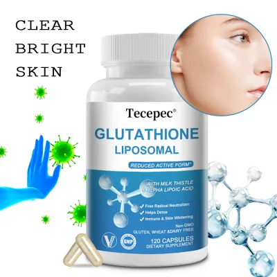 Tecepec Glutathione Liposome Supplement: Enhances Immunity, Liver Function and Skin Function.