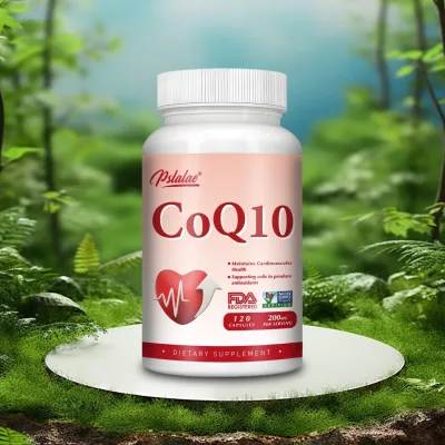 PSLALAE CoQ10 200mg Thực phẩm bổ sung, Năng lượng cho tim, Sản xuất tại Hoa Kỳ, Khả năng hấp thụ cao