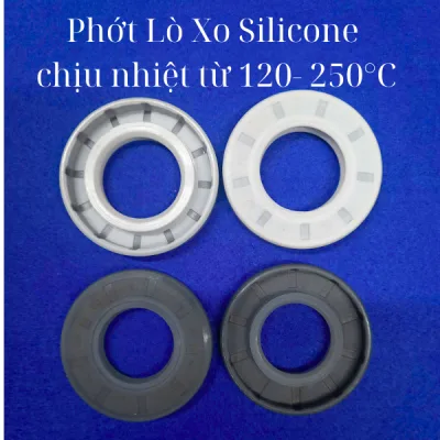Phớt lò xo Silicone chịu nhiệt dùng trong thiết bị y tế, thực phẩm ( Ø16 – Ø 100mm)