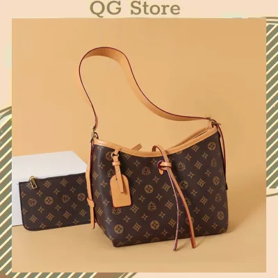 Túi Xách Nữ Túi Đeo Vai Set 2 Hoa Nâu Hottrend Size 25,30cm Kèm Charm Trẻ Trung HTStore