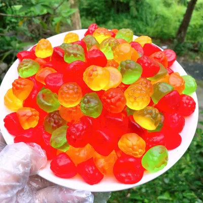 Kẹo Dẻo Chip Hình Quả Dâu Mix nhiều loại- Vị Trái Cây Tươi Mát, Sỉ Bánh Kẹo Tết