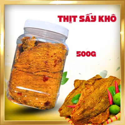 Thịt Sấy Khô Loại Miếng Mềm Hương vị đậm đà thơm ngon Đồ ăn vặt yêu thích