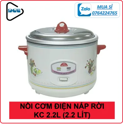 Nồi cơm điện Kim Cương KC-2.2LR - Dung tích 2.2 lít - Hàng chính hãng