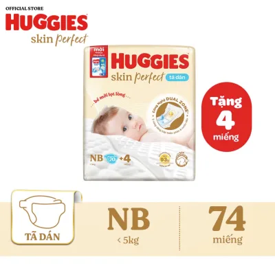 BỈM DÁN/QUẦN HUGGIES SKIN PERFECT CÁC SIZE NB76/S82/M79/M76/L66/XL58/XXL54