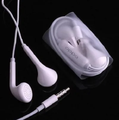 Tai nghe có dây Oppo R11 mẫu mới full box hộp giấy cực đẹp ● Tai nghe Oppo có thiết kế cáp đối xứng, hệ thống âm thanh sống động, âm bass mạnh mẽ