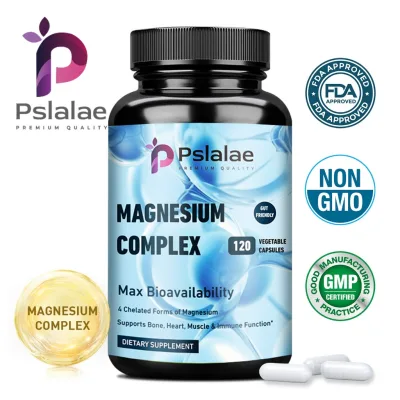 Thực phẩm bổ sung phức hợp Magie; hỗ trợ chức năng xương, tim, cơ và miễn dịch,