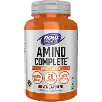 Viên Uống NOW FOODS Amino completeTM 1200mg Phục Hồi Cơ Bắp Chống Dị Hóa Sau Tập Luyện Lọ 120 Viên