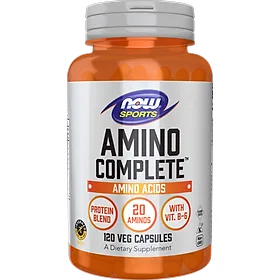Viên Uống NOW FOODS Amino completeTM 1200mg Phục Hồi Cơ Bắp Chống Dị Hóa Sau Tập Luyện Lọ 120 Viên