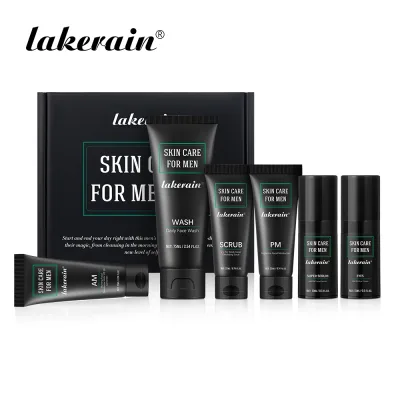 Bộ Chăm Sóc Da Nam Lakerain, Da Nuôi Dưỡng & Hydrate Cho Sức Khỏe Hơn, Da Dưỡng Ẩm / Bộ Chăm Sóc Da Nam Hàng Ngày Để Bảo Vệ Da Nhạy Cảm & Khô