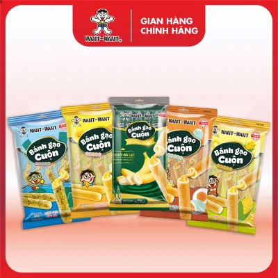 Want Want Rice Roll Combo 170g Crispy and Delicious, Convenient Snack