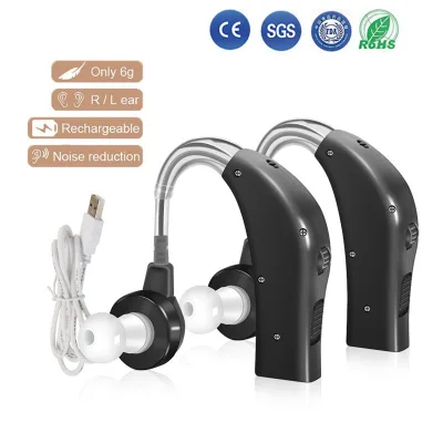 Mua 1 cái , giao 1 cái，USB Máy Trợ Thính Không Dây Cho Người Già Và Người Nghe Kém. Tai Nghe Trợ Thính Khuếch Đại Âm Thanh