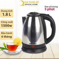 Bình đun nước siêu tốc inox-ấm siêu tốc công suất lớn đun nhanh sôi-Bình siêu tốc dung tích 2000ml loại rẻ.