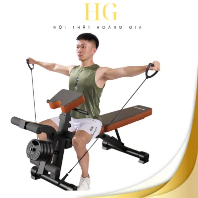 Ghế Tập Tạ, Ghế Tập Gym Kèm Tạ Tập Thể Hình Gấp Gọn, Dụng Cụ Tập Gym Tập Thể Thao Tại Nhà, Tập M226