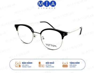 Gọng kính MIA EYEWEAR G116 cao cấp chất liệu càng kim loại phối khung nhựa đờ mi thời trang nam nữ