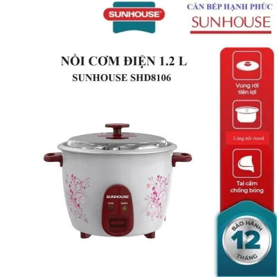 Nồi cơm điện Sunhouse SHD8106 1,2 lít 400W_Hàng chính hãng