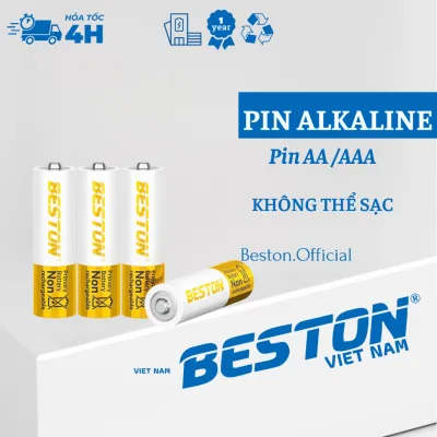 Pin AA AAA 1.5V Alkaline BESTON – Pin Kiềm Thế Hệ Mới Cho Micro Karaoke, Đồ Chơi, Remote (Không Sạc)