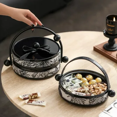 Có ảnh Thật set Khay Mứt Đựng bánh Kẹo Đồ ăn Vặt Lễ tết Quà tặng tân gia decor trang trí nhà cửa