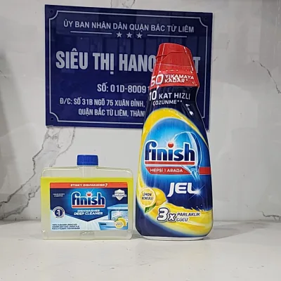 Combo Finish Gel Dishwasher Detergent for 1000ml or 250ml Dishwasher Detergent Solution