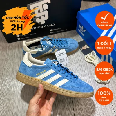 Adidas Handball Spezial Core Blue Cream White Ig6194 Sneakers Full Box Tag Auth