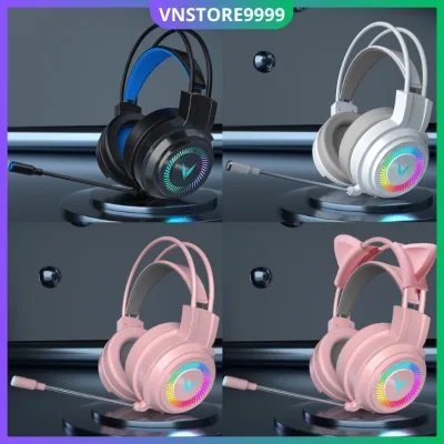 Tai nghe chụp tai gaming giả lập 7.1 có mic 100 mẫu BH 2 năm 1 đổi 1 Led Rgb cho máy tính laptop ĐT Ipad