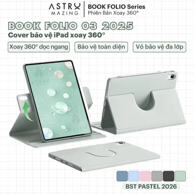 Bao da F03 bảo vệ xoay 360 độ chống sốc AstroMazing, cover cho iPad Pro 11 Air 4