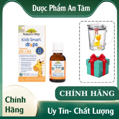 Vitamin D3K2 Organic Nature’S Way, New Generation Vitamin D3K2 for Children, Nature’S Way Kids Smart Drops Vitamin 11ml