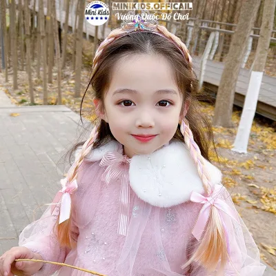 Phụ kiện bé gái : Tóc , bím giả, kẹp tóc, móng tay, vòng cổ, vòng tay, nhẫn... - Đồ chơi MiniKids