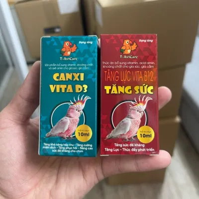 Combo Vitamin + Khoáng tăng sức đề kháng cho vẹt