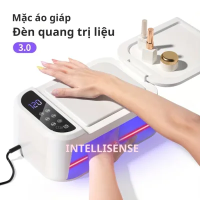 ctar8 Đèn làm móng nghệ thuật công suất cao, nhanh không làm đen tay bạn. Đèn móng UV/LED thích hợp DIY