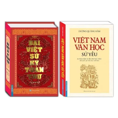 Sách - (Combo 2 cuốn) Đại Việt Sử ký Toàn Thư - Việt Nam Văn Học Sử Yếu
