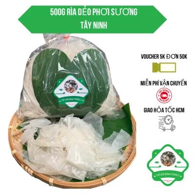 500g bánh tráng rìa phơi sương mềm dẻo ngon loại 1 Tây Ninh - đồ ăn vặt