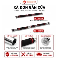 Thanh tập xà đơn treo tường gắn cửa tại nhà 2026 chống xoay bằng thép chịu lực không dỉ tập gym hỗ trợ tay vai đau lưng