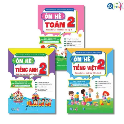 Sách - Ôn Hè Toán, Tiếng Việt, Tiếng Anh Lớp 2 - Dành cho học sinh lớp 2 lên 3