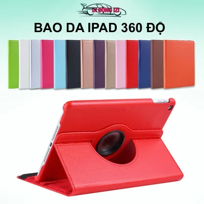 Bao Da iPad 360 Độ Cho iPad Pro 11 12.9 2022/ 21/20/18, Air 1/2/3/ 4/5, Gen 10/11/ 9/8/7 10.2/ 10.5 Mini 4/5/6, Xoay 360