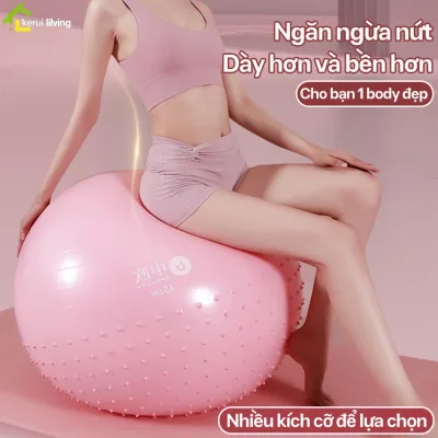 Bóng tập Yoga nhiều màu DION, bóng tập gym, dụng cụ Yoga mát xa thư giãn cơ bắp cho dân tập gym