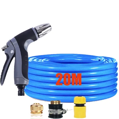 Vòi xịt phun nước tăng áp, vòi phun nước thông minh, vòi xịt rửa xe, vòi xịt tưới cây, vòi xịt vệ sinh 206817 bộ dây 20m ( cút đồng - sập đồng )