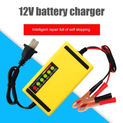 Bộ sạc bình ắc quy 12V 4Ah-20Ah tự động ngắt, sạc nhanh cho xe điện, máy, ô tô, đèn báo trạng thái, tiết kiệm điện=
