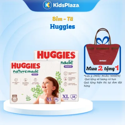 Bỉm - Tã dán/ quần siêu cao cấp Huggies Nature đầy đủ size cho bé EC - Chính hãng KidsPlaza