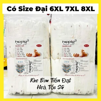 Combo 50-100 Miếng Tã, Bỉm Trẻ Em Quần/Dán BABY SHEEP / MOMMY🔥freeship🔥hipgig 🔥có M đến 7XL 8XL Cho Bé