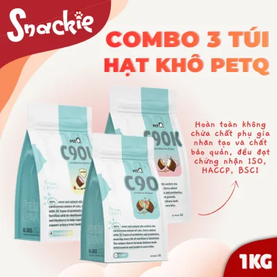 THỨC ĂN HẠT CHO MÈO CHURRO C90 - C90K - C90U PETQ - THỨC ĂN HẠT PETQ ĐẦY ĐỦ DINH DƯỠNG, NGON MIỆNG