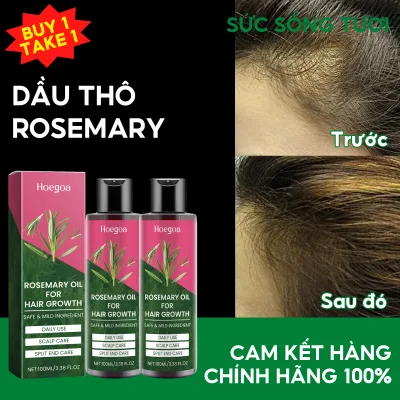 Hoegoa Rosemary Hair Oil Helps Strengthen Hair, Reduces Breakage, Supports Healthy Hair Growth, Hair Care 100ml